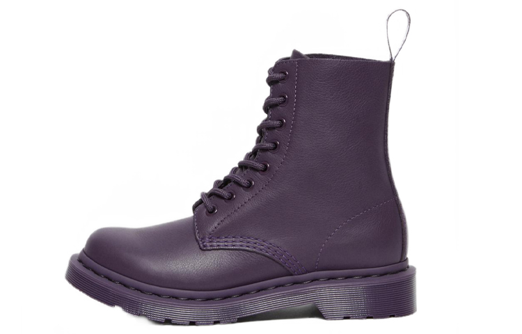 Dr. Martens 1460 Pascal Mono Lace Up Boots 'Blackcurrant' Women's