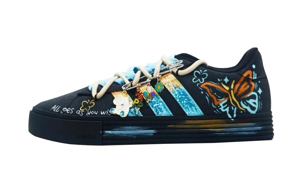 Adidas Daily 4.0 Abrasion Resistant Low top Skateboard Shoes Unisex