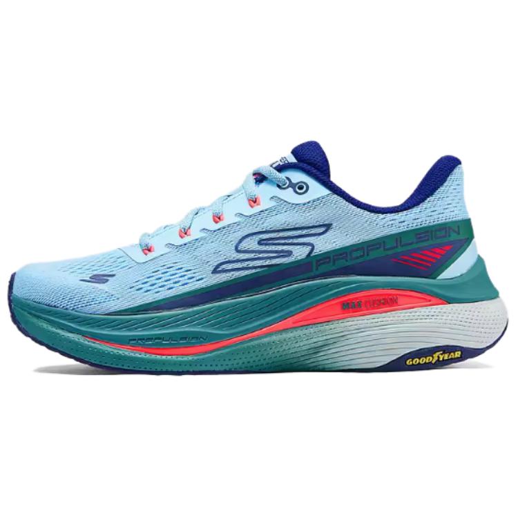 Skechers WOMEN'S GO Series Running Shoes Women's Low-Top Light Blue/Navy