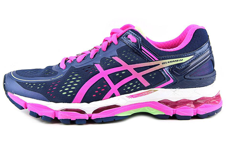 Asics Women's Gel Kayano 22 Wide 'Indigo Blue Pink Glow'