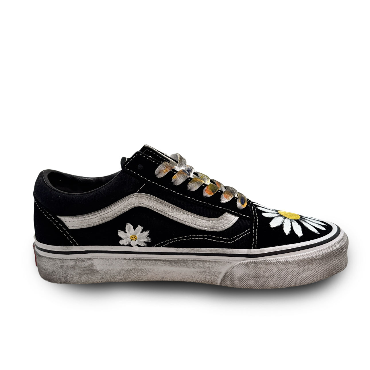 Vans Old Skool Abrasion Resistant Low Top Skateboard Shoes Unisex Black