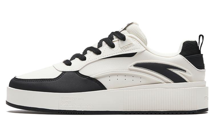 Anta Milk Lid 2 Shock Absorbers Low Top Skateboard Shoes Women's Black White