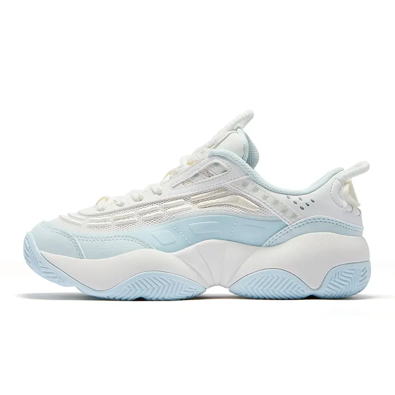 FILA FUSION FIRE Flame Shoes Low Top Basketball Shoes Women's Hot Spring Blue Snow