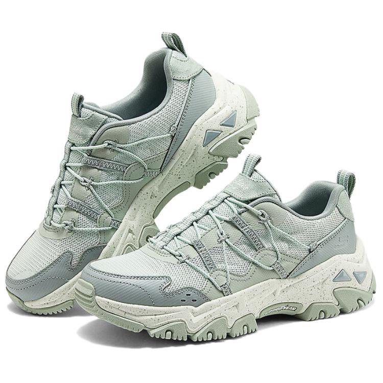 Skechers OUTDOOR Low Top Hiking Shoes Women's Gray White купить в интернет-магазине Yoocart с быстрой доставкой по России.