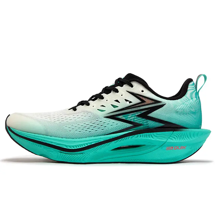 361° Flame 3 ET Cushioning Abrasion Resistant Breathable Slip Resistant Low Top Running Shoes Unisex Glass Blue