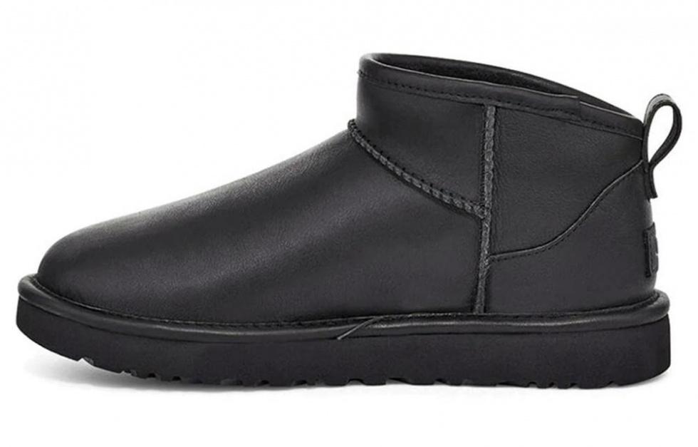 UGG Classic Ultra Mini Leather 'Black' Women's