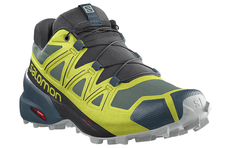 SALOMON Speedcross 5 Abrasion-Resistant Low-Top Trail Running Running Shoes Men's Black Yellow