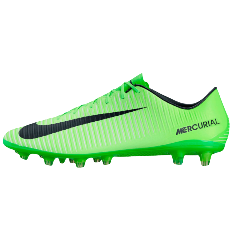 Nike MERCURIAL VELOCE 3 Anti Slip Wear Resistant Soccer Shoes Unisex Green Black