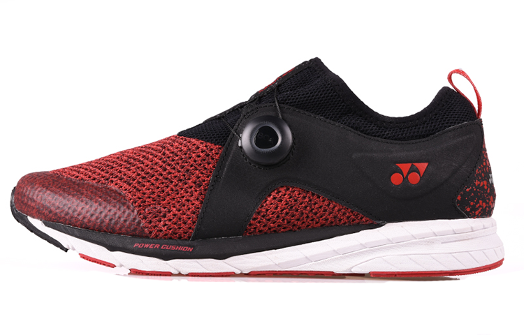YONEX Breathable Moisture Wicking Low Top Casual Shoes Unisex Black Red