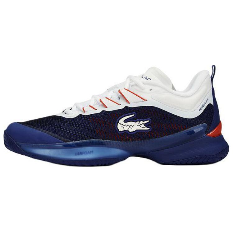 LACOSTE Cushioning Anti-Slip And Wear-Resistant Low-Top Casual Shoes Men's Blue
