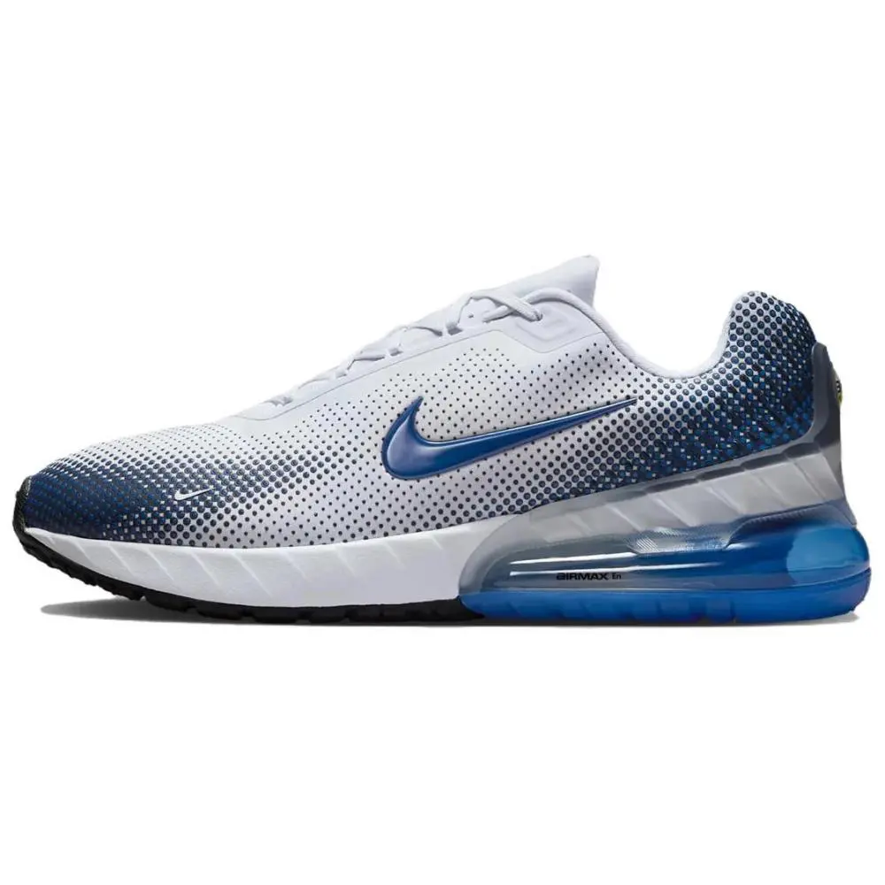 Nike Air Max Phoeni Abrasion Resistant Low top Casual Running Shoes Men's White Blue