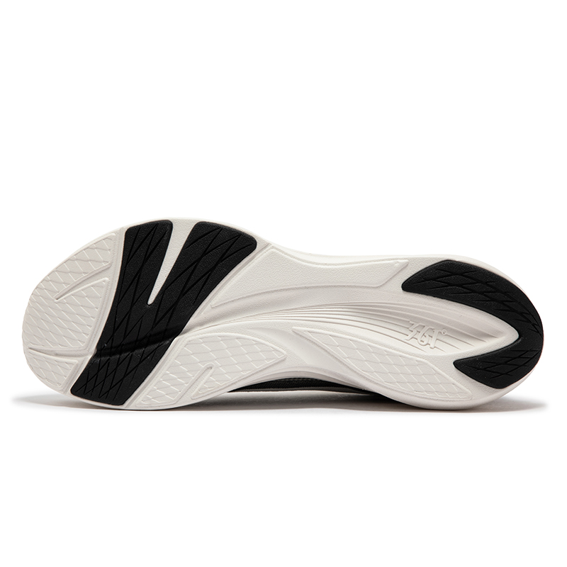 361° Abrasion Resistant Breathable Low Top Casual Running Shoes Men's White Black