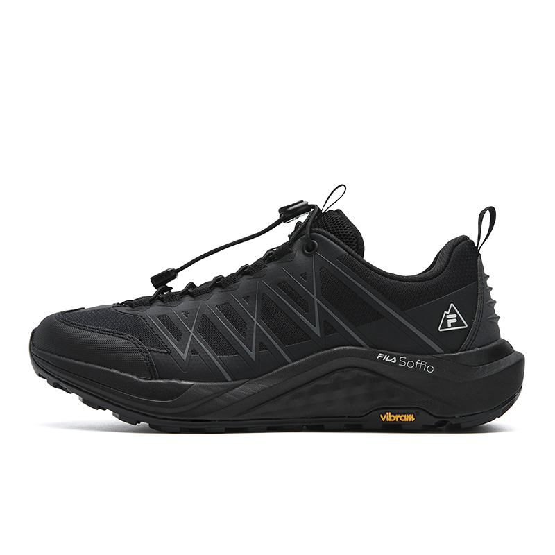 FILA Cushioning, Wear Resistant Low top Outdoor Shoes Women's Galloping Horse Black