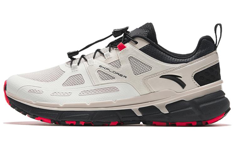 Anta Leapling Durable Breathable Low-Top Running Shoes Men's White Black