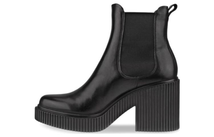 Ecco Short Chelsea Boots 7.5cm Women's Black