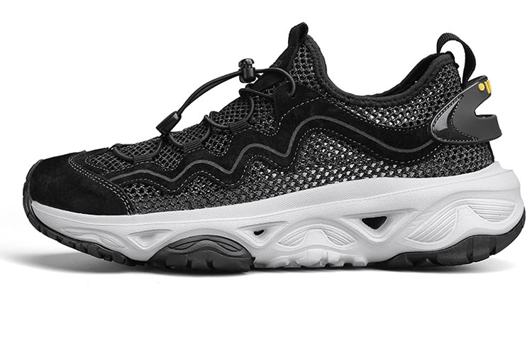 Jeep Abrasion Resistant Breathable Low Top Casual Shoes Men's Black