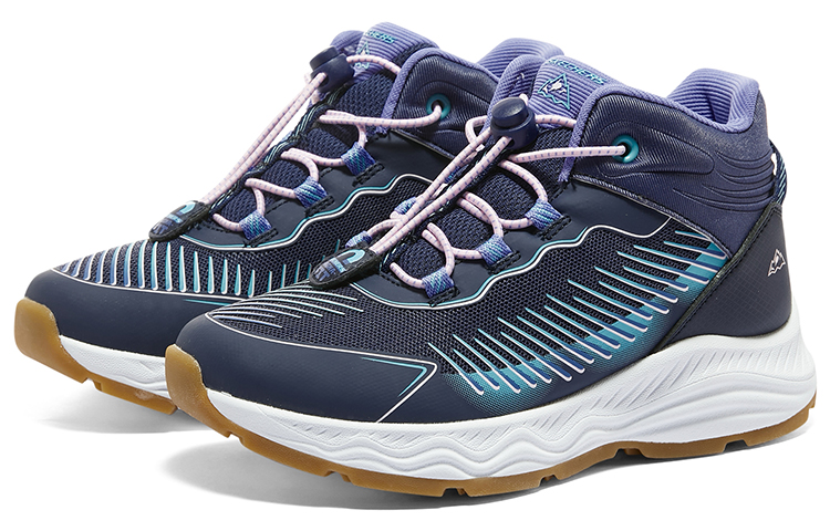 Skechers Girls Thermal Abrasion Resistant Short Snow Boots Women's Marine Blue Lavender
