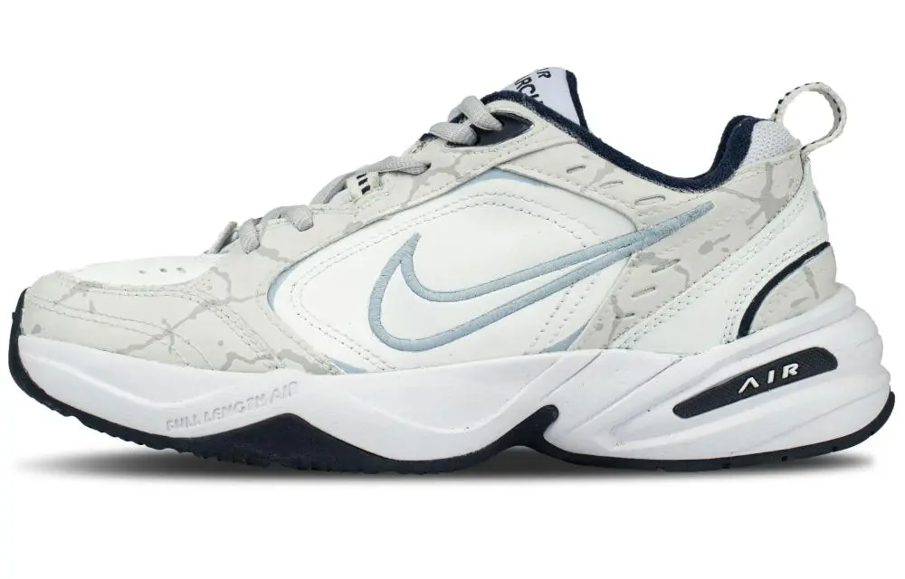 Nike Air Monarch 4 Waterproof Coverage Low top Chunky Sneakers Unisex Ivory
