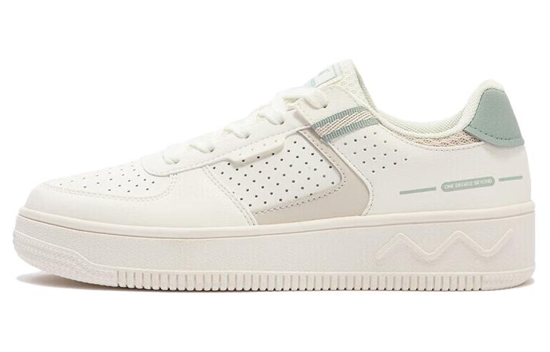 361° Durable Breathable Low-Top Skateboard Shoes Women's White Green