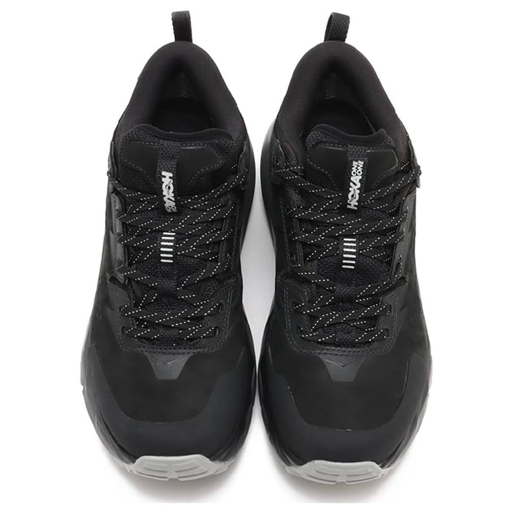 HOKA ONE ONE Kaha Anti-Slip Wear-Resistant Low-Top Trekking Shoes Men's Black