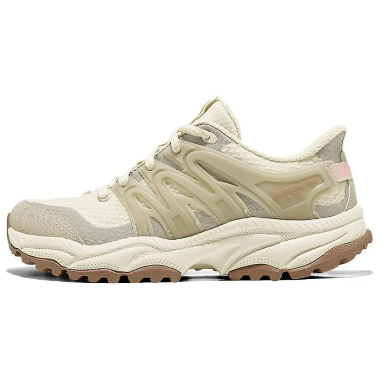 Skechers Abrasion Resistant Low top Mountaineering Hiking Shoes Women's Beige