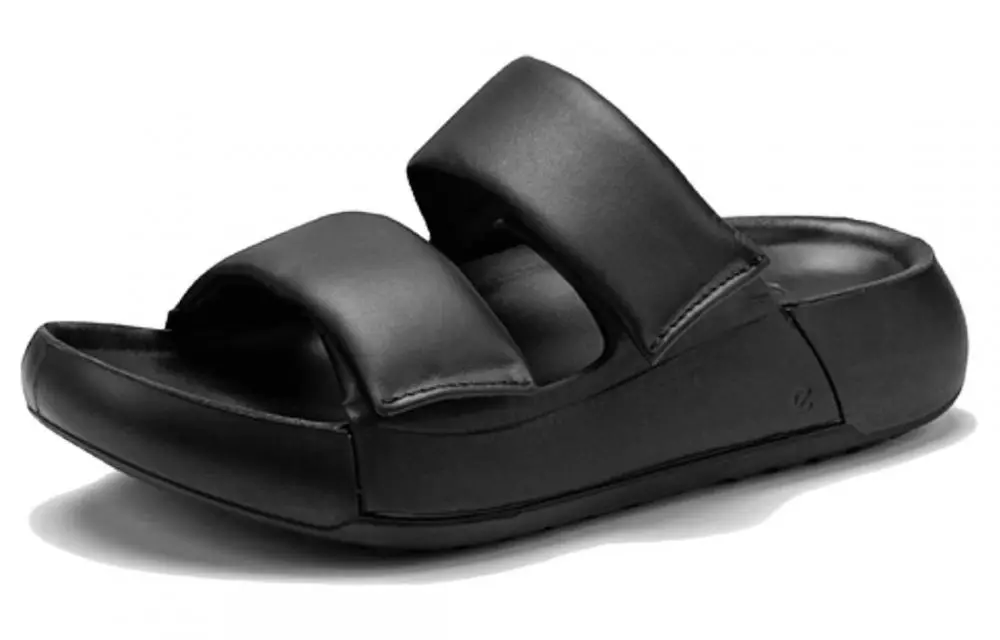 Ecco Slide Slippers 4.5cm Women's Black