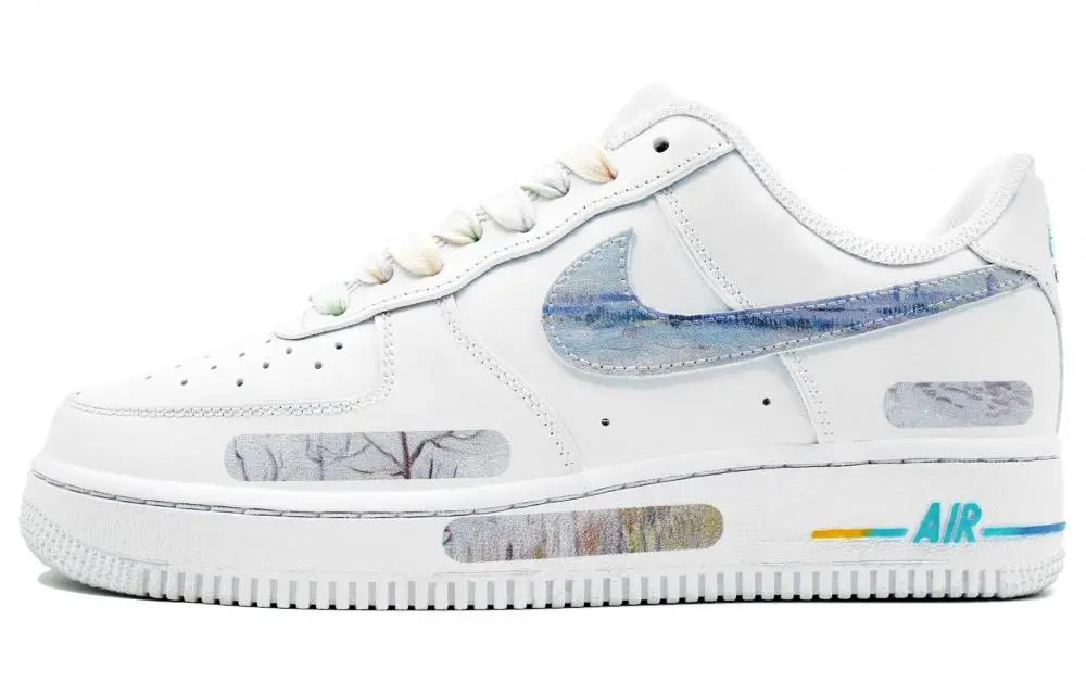 Nike Air Force 1 Thermal Coverage Low top Skateboard Shoes Unisex White
