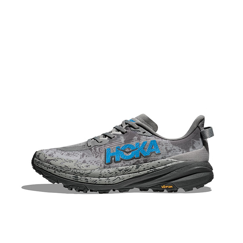 HOKA ONE ONE Speedgoat 6 Galactic Grey Hoka Blue