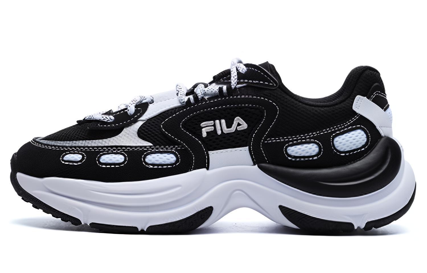 FILA Arch Vintage Shoes 'Black White' Women's