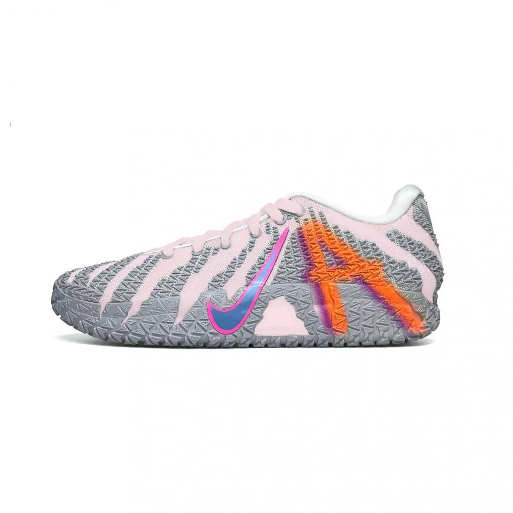 Nike WAO Slip Resistant Abrasion Resistant Low top Basketball Shoes Men's Pink Blue