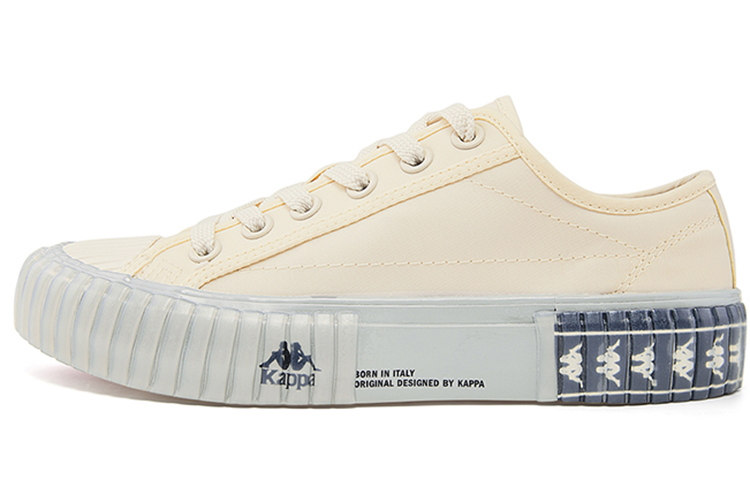Kappa KOLUMN Low Top Skateboard Shoes Unisex Beige Yellow
