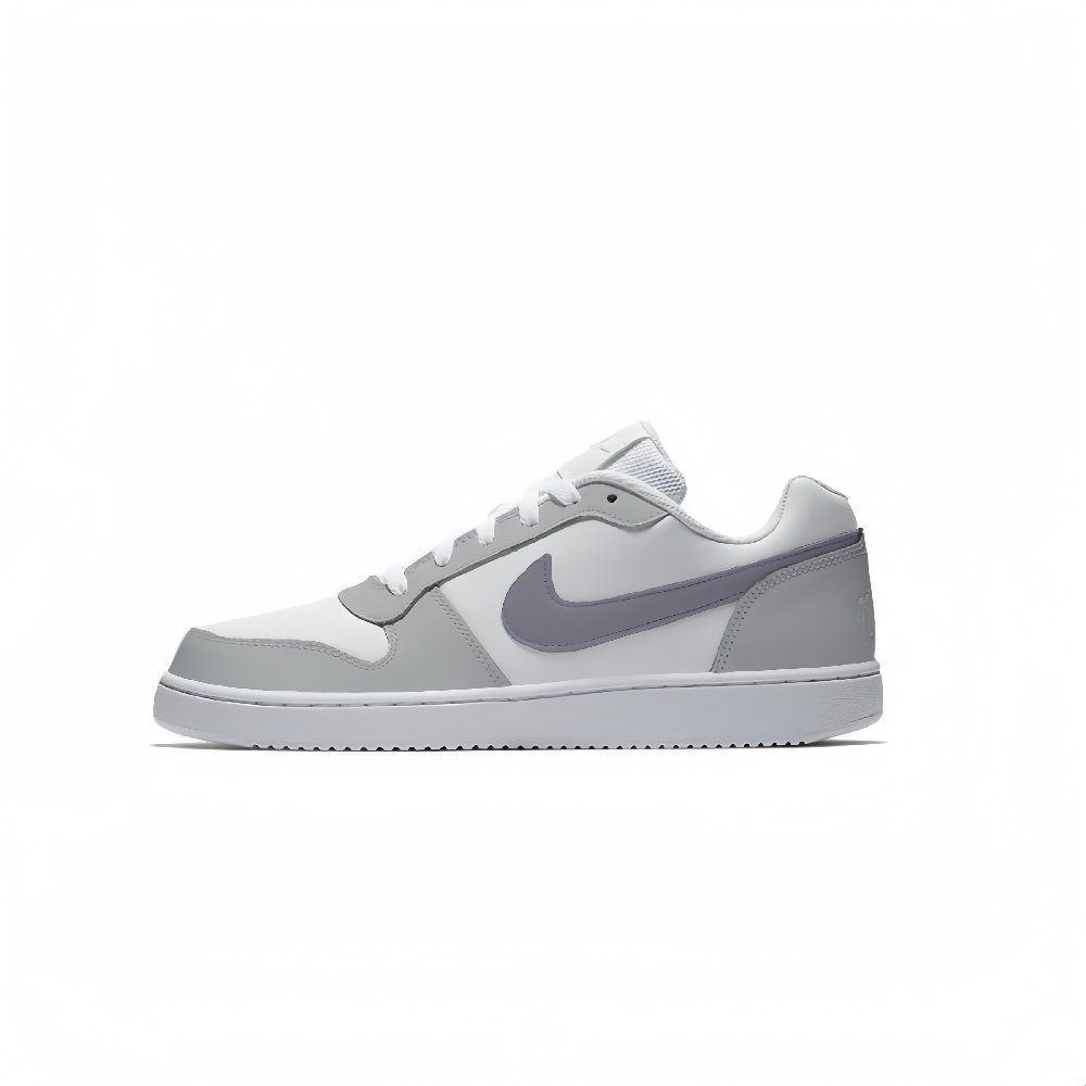 Nike EBERNON Ink Dot, Zisha Purple Clay Anti Slip Wear Resistant Low Top Skateboard Shoes Unisex White Purple Gray