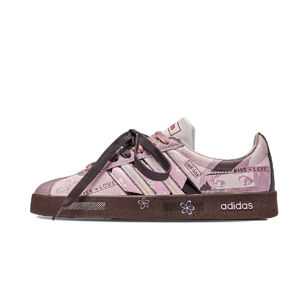 Adidas Neo VL Court 2.0 Skateboard Shoes Unisex Low Top Purple/Brown
