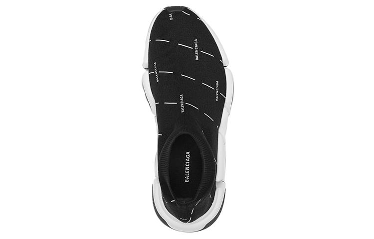 Balenciaga Speed 2.0 Black White Logo Women's купить в интернет-магазине Yoocart с быстрой доставкой по России.