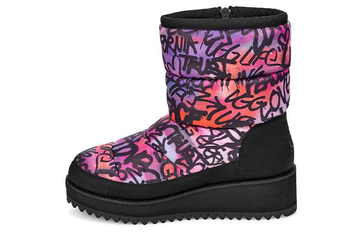 UGG Ridge Graffiti Pop Purple Black Women's