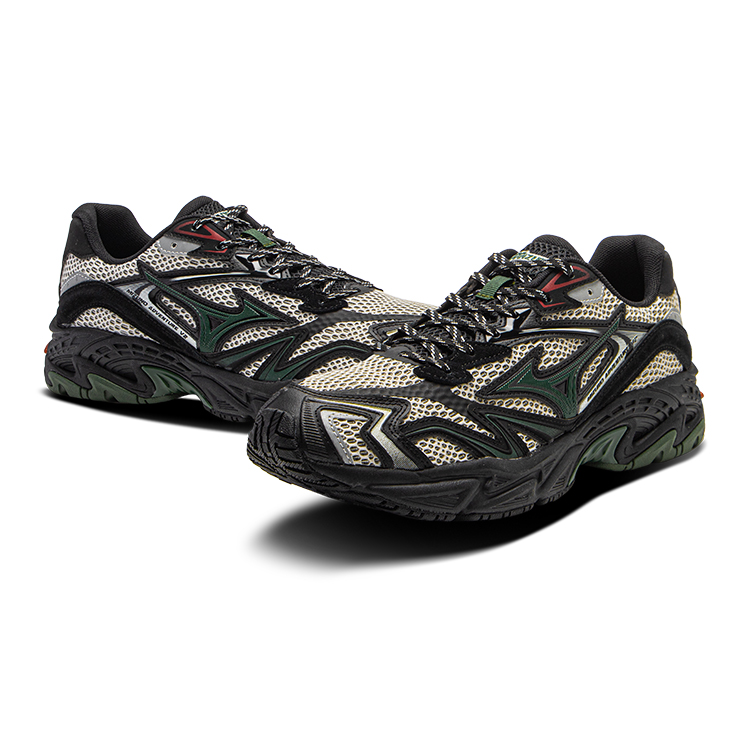 Mizuno ADVENTURE Wear-resistant And Lightweight Low-Top Chunky Sneakers Unisex Black купить в интернет-магазине Yoocart с быстрой доставкой по России.