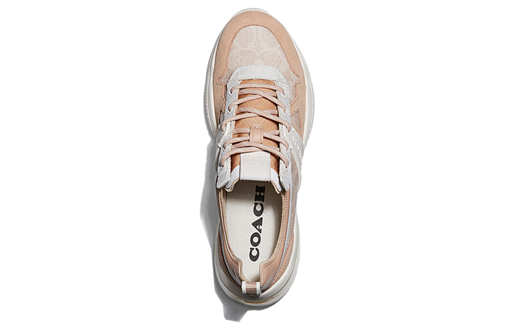 COACH CitySole Low Top Athletic Shoes Women's Orange Pink