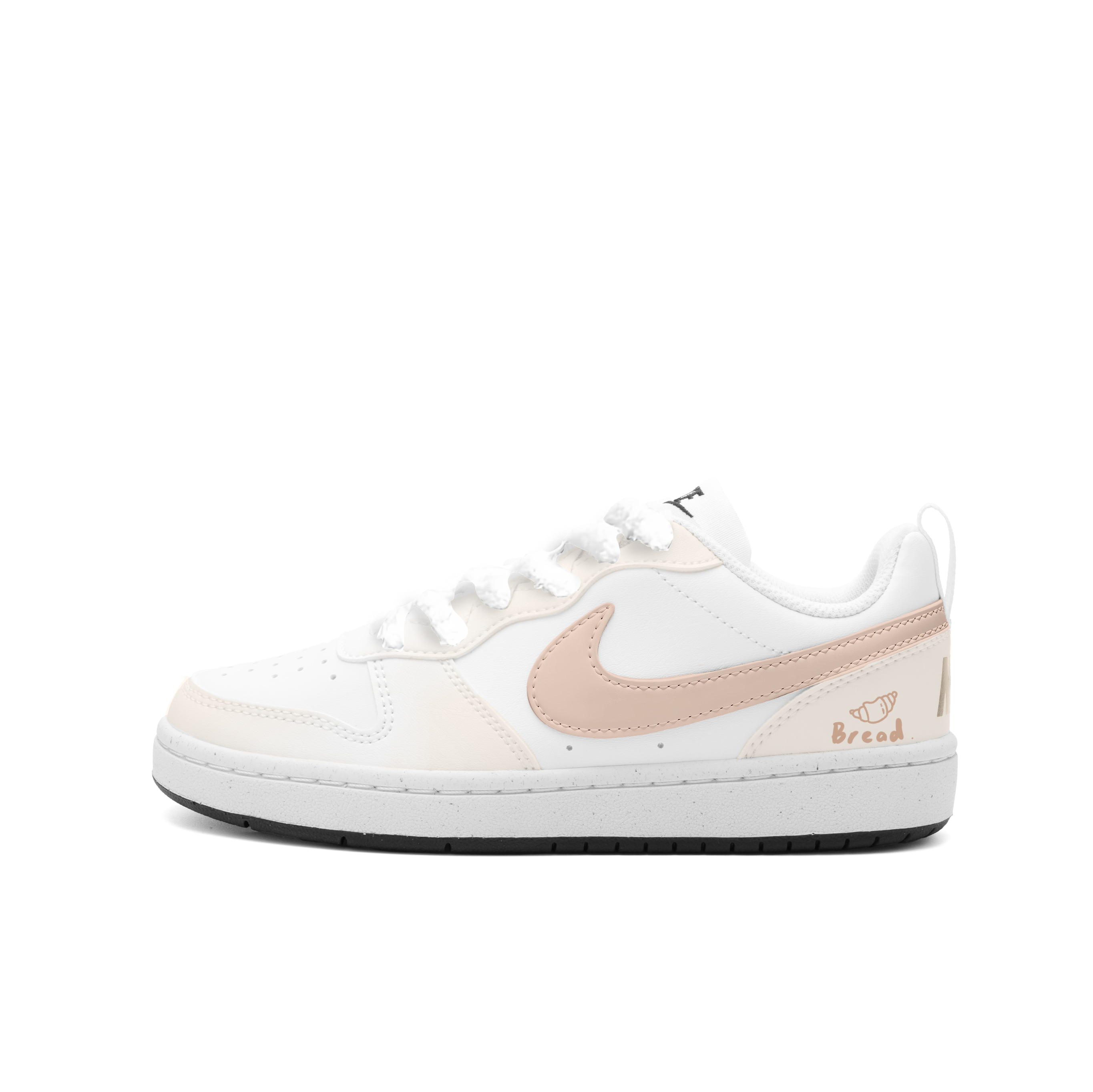 Nike Court Borough GS Slip Resistant Abrasion Resistant Low top Skateboard Shoes, Women's Women's GS