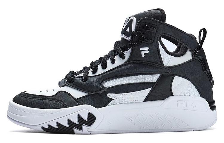 FILA FUSION DESPERADO WE Mid Top Vintage Basketball Shoes Women's Black White