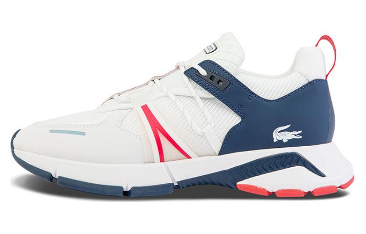 LACOSTE Low-Top Casual Shoes Men's White Blue