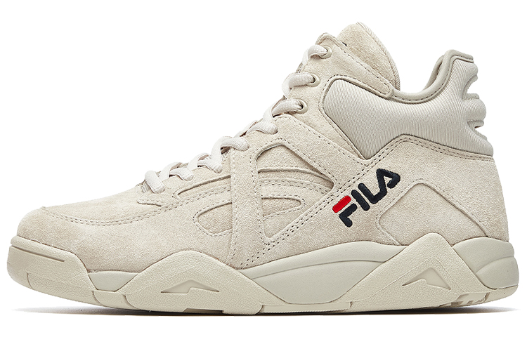 FILA Cage Cushioning, Slip Resistant, Breathable Coverage High Top Vintage Basketball Shoes Women's Oat