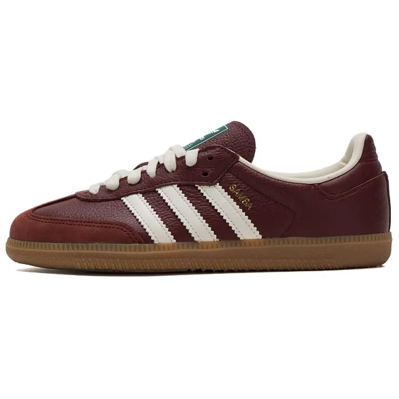 Adidas Originals SAMBA OG Abrasion Resistant Breathable Low top Skateboard Shoes Unisex Brown