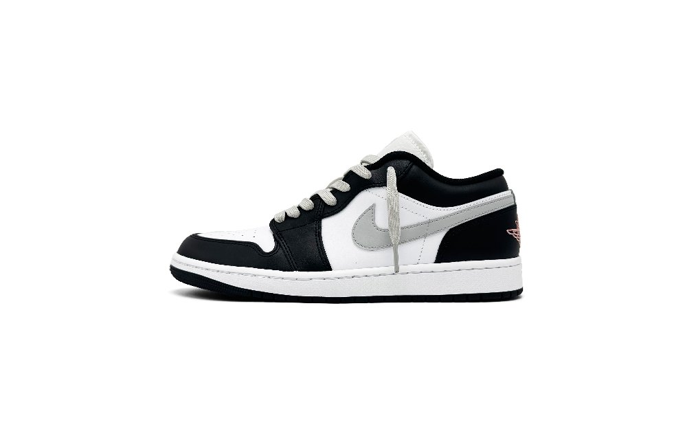 Jordan Air Jordan 1 Abrasion Resistant Low Top Vintage Basketball Shoes Men's Shadow Gray