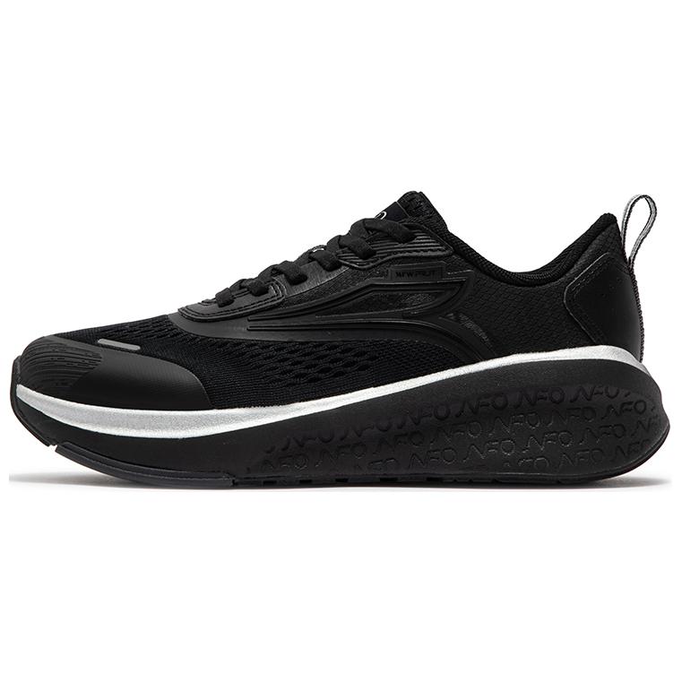 361° Wear-Resistant Low-Top Running Shoes Women's Black Gray
