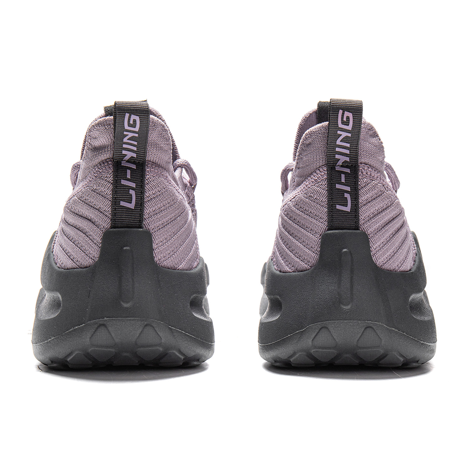 LiNing Cloud Wave Knit Cushioning, Wear Resistant Low top Casual Shoes Women's Purple купить в интернет-магазине Yoocart с быстрой доставкой по России.