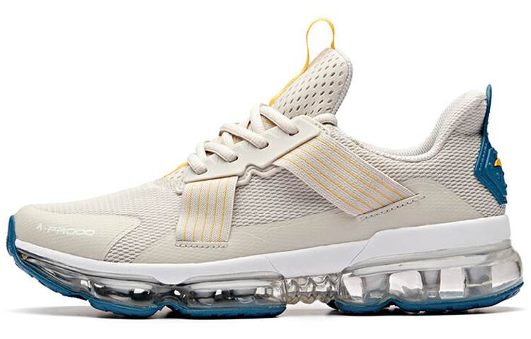 Anta Lightweight Shock Absorbers Low top Running Shoes Men's Gray Blue