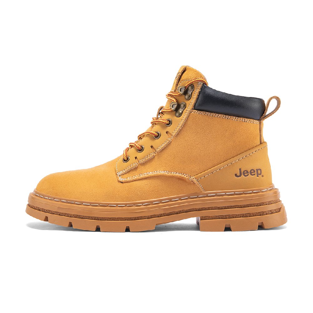 Jeep Crew Martin Boot Men's Yellow Brown