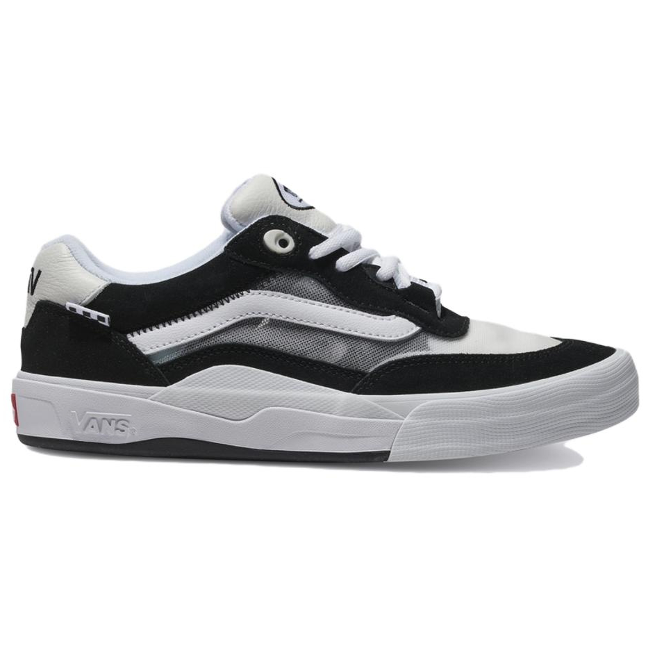 Vans Wayvee Cushioning Abrasion Resistant Breathable Low Top Skateboard Shoes Unisex Black White