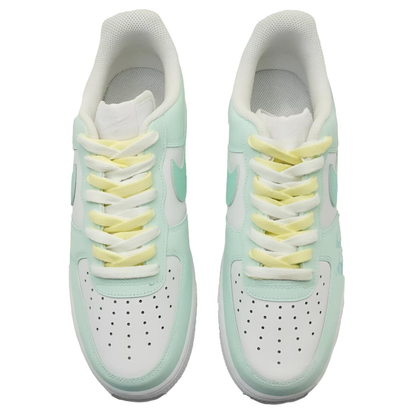 Nike Air Force 1 Abrasion Resistant Low Top Skateboard Shoes Unisex Light Cyan купить в интернет-магазине Yoocart с быстрой доставкой по России.