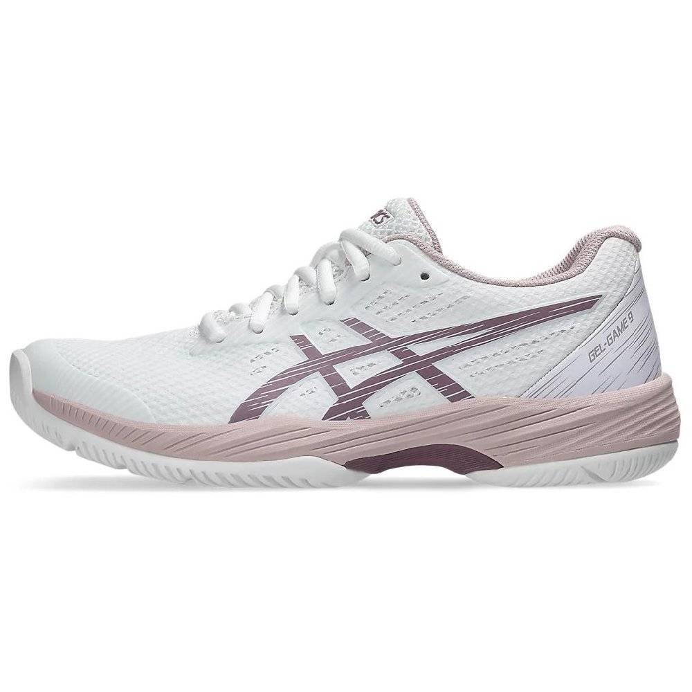 Asics Gel Game 9 White Dusty Mauve Women's
